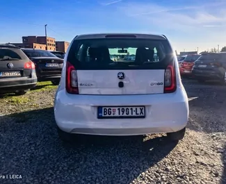 Benzine motor van 1,0L van Skoda Citigo 2018 te huur Luchthaven Belgrado.