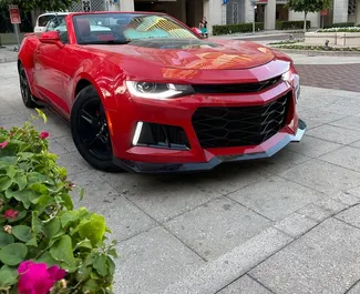 Verhuur Chevrolet Camaro Cabrio. Premium, Luxe, Cabriolet Auto te huur in de VAE ✓ Borg van Borg van 2000 AED ✓ Verzekeringsmogelijkheden TPL, CDW, SCDW, Passagiers, Diefstal, Geen storting.