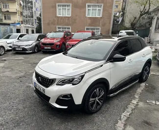 Vooraanzicht van een huurauto Peugeot 3008 in Istanbul, Turkije ✓ Auto #8987. ✓ Transmissie Automatisch TM ✓ 0 beoordelingen.