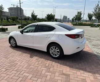 Mazda 3 2016 beschikbaar voor verhuur in Jerevan, met een kilometerlimiet van onbeperkt.