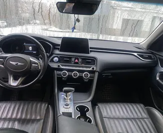 Autohuur Genesis G70 2019 in in Rusland, met Benzine brandstof en 197 pk ➤ Vanaf 3490 RUB per dag.