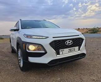 Autohuur Hyundai Kona 2019 in in de VAE, met Benzine brandstof en 150 pk ➤ Vanaf 95 AED per dag.