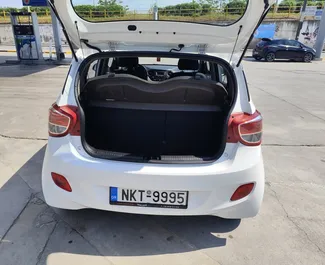 Benzine motor van 1,0L van Hyundai i10 2015 te huur in Thessaloniki.