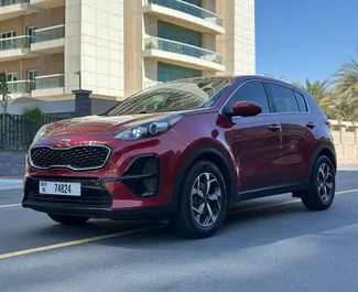 Vooraanzicht van een huurauto Kia Sportage in Dubai, Verenigde Arabische Emiraten ✓ Auto #9671. ✓ Transmissie Automatisch TM ✓ 0 beoordelingen.