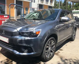 Vooraanzicht van een huurauto Mitsubishi Outlander Sport in Koetaisi, Georgië ✓ Auto #9787. ✓ Transmissie Automatisch TM ✓ 0 beoordelingen.