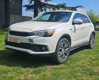 Vooraanzicht van een huurauto Mitsubishi Outlander Sport in Koetaisi, Georgië ✓ Auto #9788. ✓ Transmissie Automatisch TM ✓ 0 beoordelingen.