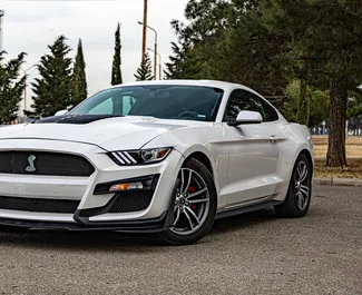 Vooraanzicht van een huurauto Ford Mustang Coupe in Batumi, Georgië ✓ Auto #10274. ✓ Transmissie Automatisch TM ✓ 0 beoordelingen.