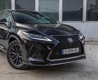 Vooraanzicht van een huurauto Lexus RX 350 in Tbilisi, Georgië ✓ Auto #9867. ✓ Transmissie Automatisch TM ✓ 0 beoordelingen.