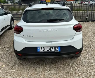 Autohuur Dacia Sandero Stepway #10102 Handmatig op de luchthaven van Tirana, uitgerust met 1,0L motor ➤ Van Marenglen in Albanië.