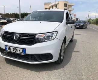 Autohuur Dacia Sandero #9950 Handmatig in Tirana, uitgerust met 1,5L motor ➤ Van Erand in Albanië.