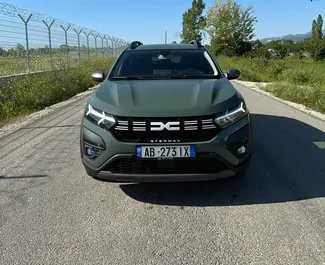 Autohuur Dacia Sandero Stepway #10109 Handmatig op de luchthaven van Tirana, uitgerust met 1,0L motor ➤ Van Marenglen in Albanië.