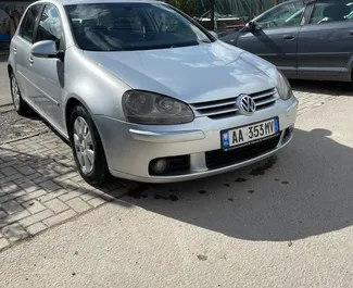 Autohuur Volkswagen Golf 5 #10039 Automatisch op de luchthaven van Tirana, uitgerust met 1,9L motor ➤ Van Armand in Albanië.