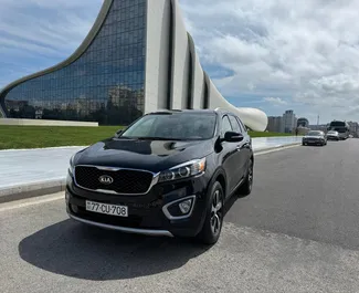 Vooraanzicht van een huurauto Kia Sorento in Bakoe, Azerbeidzjan ✓ Auto #10398. ✓ Transmissie Automatisch TM ✓ 0 beoordelingen.