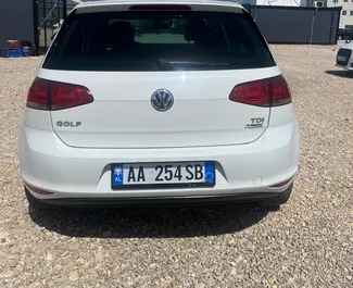 Verhuur Volkswagen Golf 7. Economy, Comfort Auto te huur in Albanië ✓ Borg van Zonder Borg ✓ Verzekeringsmogelijkheden TPL, CDW, SCDW, Buitenland, Jonge.