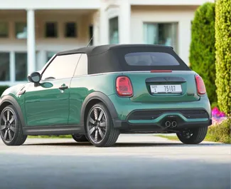 Autohuur Mini Cooper S Cabrio 2024 in in de VAE, met Benzine brandstof en 220 pk ➤ Vanaf 350 AED per dag.