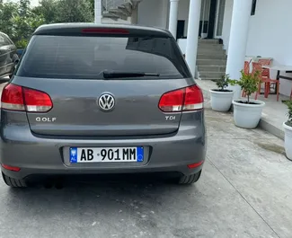 Verhuur Volkswagen Golf 6. Economy, Comfort Auto te huur in Albanië ✓ Borg van Borg van 150 EUR ✓ Verzekeringsmogelijkheden TPL, FDW, Buitenland.