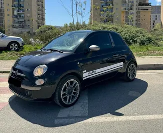 Autohuur Fiat 500 #10558 Handmatig in Tirana, uitgerust met 1,2L motor ➤ Van Iglis in Albanië.