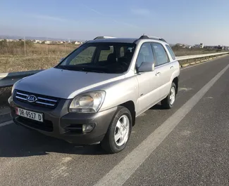 Vooraanzicht van een huurauto Kia Sportage in Durrës, Albanië ✓ Auto #10698. ✓ Transmissie Handmatig TM ✓ 0 beoordelingen.