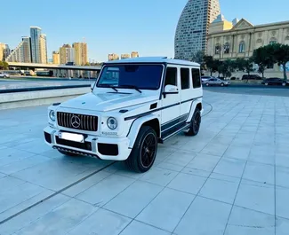 Autohuur Mercedes-Benz G63 AMG 2015 in in Azerbeidzjan, met Benzine brandstof en 571 pk ➤ Vanaf 293 AZN per dag.