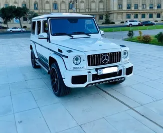 Verhuur Mercedes-Benz G63 AMG. Premium, Luxe, SUV Auto te huur in Azerbeidzjan ✓ Borg van Borg van 500 AZN ✓ Verzekeringsmogelijkheden TPL.