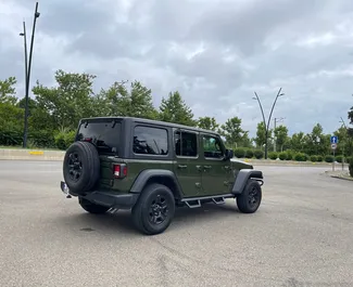 Verhuur Jeep Wrangler. Comfort, SUV Auto te huur in Georgië ✓ Borg van Borg van 800 GEL ✓ Verzekeringsmogelijkheden TPL, CDW.