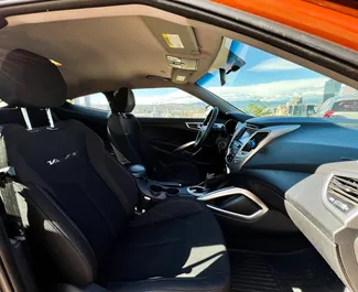 Verhuur Hyundai Veloster. Comfort Auto te huur in Georgië ✓ Borg van Zonder Borg ✓ Verzekeringsmogelijkheden TPL, CDW, FDW, Passagiers, Diefstal.