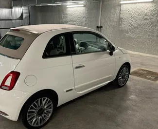 Verhuur Fiat 500 Cabrio. Economy, Comfort, Cabriolet Auto te huur in Spanje ✓ Borg van Borg van 400 EUR ✓ Verzekeringsmogelijkheden TPL, Diefstal, Buitenland.