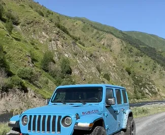 Verhuur Jeep Wrangler Rubicon. Comfort, Premium, SUV Auto te huur in Georgië ✓ Borg van Borg van 1000 GEL ✓ Verzekeringsmogelijkheden TPL, CDW, Passagiers, Diefstal.