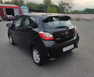 Verhuur Mitsubishi Mirage. Economy Auto te huur in Armenië ✓ Borg van Borg van 300 USD ✓ Verzekeringsmogelijkheden TPL, CDW, Passagiers, Diefstal, Buitenland.