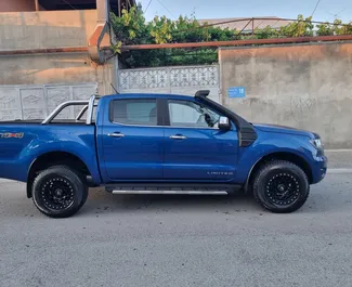 Vooraanzicht van een huurauto Ford Ranger in Tbilisi, Georgië ✓ Auto #11016. ✓ Transmissie Automatisch TM ✓ 0 beoordelingen.