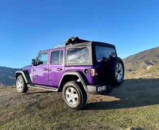 Verhuur Jeep Wrangler. Comfort, SUV Auto te huur in Georgië ✓ Borg van Borg van 800 GEL ✓ Verzekeringsmogelijkheden TPL, CDW.