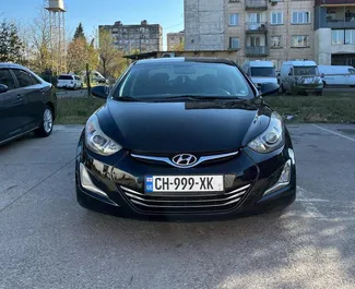 Vooraanzicht van een huurauto Hyundai Elantra in Koetaisi, Georgië ✓ Auto #11311. ✓ Transmissie Automatisch TM ✓ 0 beoordelingen.