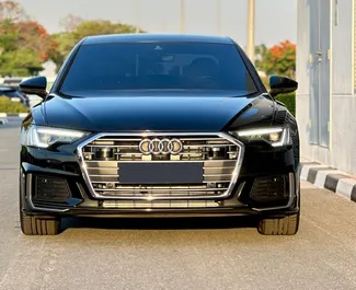 Verhuur Audi A6. Premium Auto te huur in de VAE ✓ Borg van Zonder Borg ✓ Verzekeringsmogelijkheden TPL, SCDW, Passagiers, Diefstal, Geen storting.