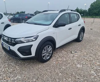 Autohuur Dacia Sandero Stepway #10104 Handmatig op de luchthaven van Tirana, uitgerust met 1,0L motor ➤ Van Marenglen in Albanië.