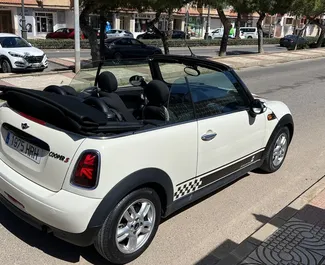 Verhuur Mini Cooper Cabrio. Comfort, Premium, Cabriolet Auto te huur in Spanje ✓ Borg van Borg van 500 EUR ✓ Verzekeringsmogelijkheden TPL, Diefstal, Buitenland.