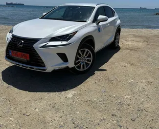 Vooraanzicht van een huurauto Lexus NX in Larnaca, Cyprus ✓ Auto #11210. ✓ Transmissie Automatisch TM ✓ 0 beoordelingen.