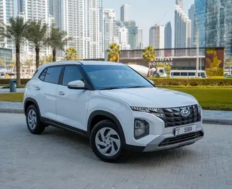 Verhuur Hyundai Creta. Economy, Comfort, Crossover Auto te huur in de VAE ✓ Borg van Borg van 1000 AED ✓ Verzekeringsmogelijkheden TPL, SCDW.