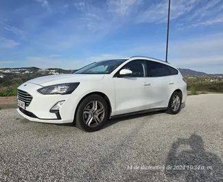 Vooraanzicht van een huurauto Ford Focus SW in Malaga, Spanje ✓ Auto #11458. ✓ Transmissie Handmatig TM ✓ 0 beoordelingen.