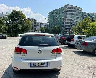 Verhuur Volkswagen Golf 6. Economy, Comfort Auto te huur in Albanië ✓ Borg van Zonder Borg ✓ Verzekeringsmogelijkheden TPL, CDW, Diefstal, Buitenland.