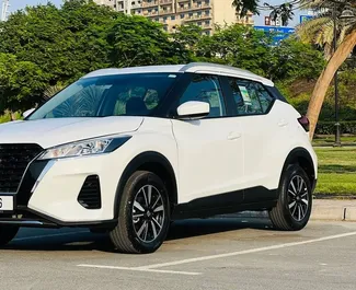 Verhuur Nissan Kicks. Economy, Comfort, Crossover Auto te huur in de VAE ✓ Borg van Borg van 2000 AED ✓ Verzekeringsmogelijkheden TPL, SCDW.