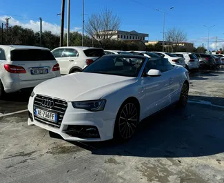 Autohuur Audi A5 Cabrio #11586 Handmatig op de luchthaven van Tirana, uitgerust met 2,0L motor ➤ Van Marenglen in Albanië.