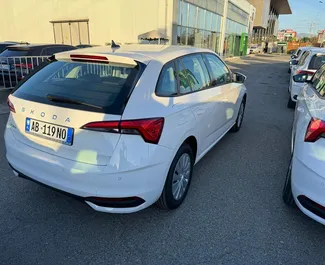 Autohuur Skoda Scala 2024 in in Albanië, met Benzine brandstof en  pk ➤ Vanaf 20 EUR per dag.