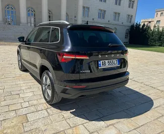 Verhuur Skoda Karoq. Comfort, Crossover Auto te huur in Albanië ✓ Borg van Borg van 300 EUR ✓ Verzekeringsmogelijkheden TPL, CDW, Buitenland.