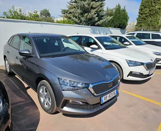 Autohuur Skoda Scala 2024 in in Albanië, met Benzine brandstof en  pk ➤ Vanaf 35 EUR per dag.