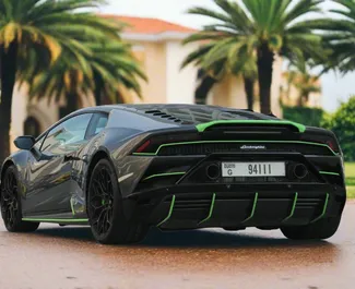 Verhuur Lamborghini Huracan Coupe. Premium, Luxe Auto te huur in de VAE ✓ Borg van Borg van 8000 AED ✓ Verzekeringsmogelijkheden TPL.