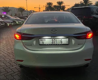 Vooraanzicht van een huurauto Mazda 6 in Dubai, Verenigde Arabische Emiraten ✓ Auto #11358. ✓ Transmissie Automatisch TM ✓ 0 beoordelingen.