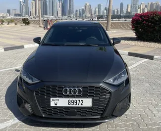 Autohuur Audi A3 #11548 Automatisch op de internationale luchthaven van Dubai, uitgerust met L motor ➤ Van Feruzkhon in de VAE.