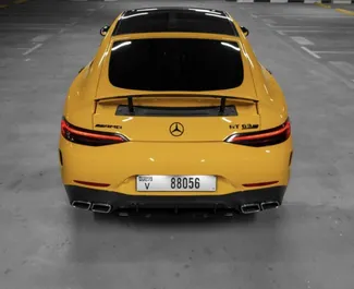 Autohuur Mercedes-Benz AMG GT63 2022 in in de VAE, met Benzine brandstof en 639 pk ➤ Vanaf 2360 AED per dag.