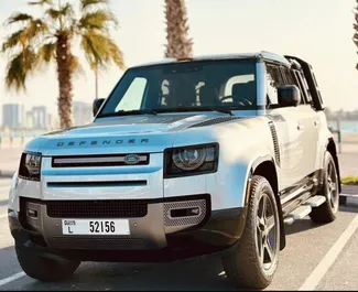 Autohuur Land Rover Defender #11558 Automatisch op de internationale luchthaven van Dubai, uitgerust met L motor ➤ Van Feruzkhon in de VAE.