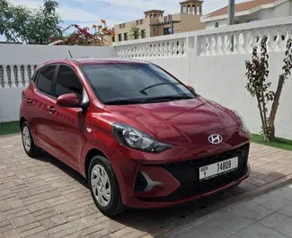 Autohuur Hyundai i10 #11645 Automatisch in Dubai, uitgerust met 1,2L motor ➤ Van Mohammad in de VAE.